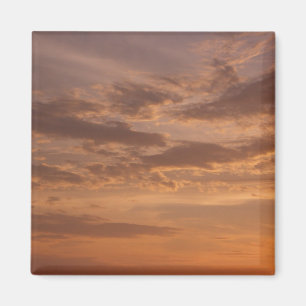 Sonnenuntergang Wolken II Pastel Abstrakte Natur Magnet