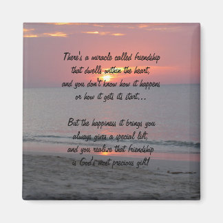 Sonnenuntergang Wunder der Freundschaft Gedicht Ma Magnet