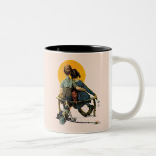 Sonnenuntergang Zweifarbige Tasse