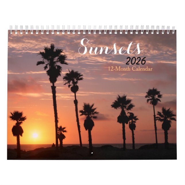 Sonnenuntergänge 2025 kalender (Titelbild)