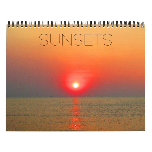 Sonnenuntergänge 2025 kalender (Titelbild)