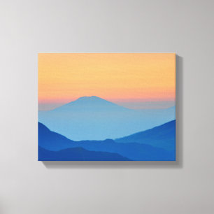 Sonnenuntergänge Abstrakte Landschaft Leinwanddruck