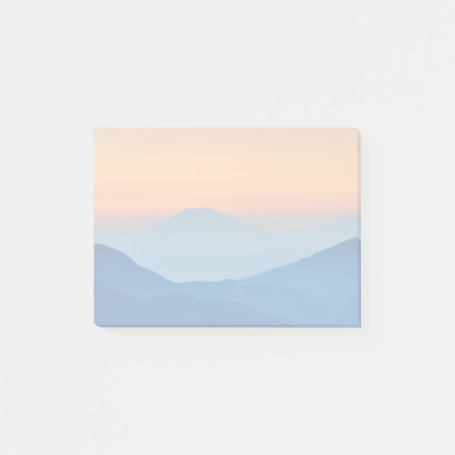 Sonnenuntergänge Abstrakte Landschaft Post-it Klebezettel (Vorderseite)