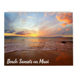 Sonnenuntergänge auf Maui Kalender