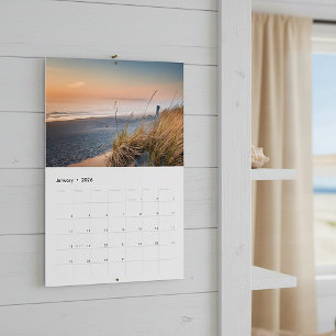 Sonnenuntergänge, Dünen und Treibholz Kalender