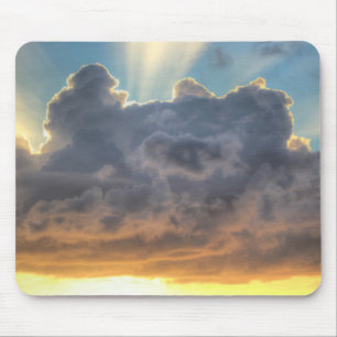 Sonnenuntergänge durch Sturmwolken Mousepad