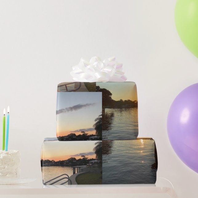 Sonnenuntergänge in Florida  Geschenkpapier (Partygeschenke)