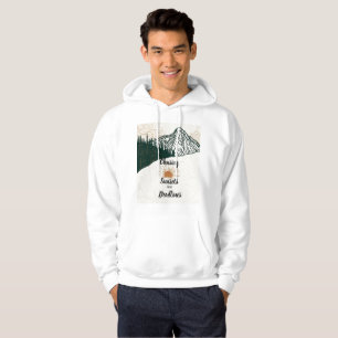 Sonnenuntergänge jagen, nicht Fristen Berg Wanderl Hoodie