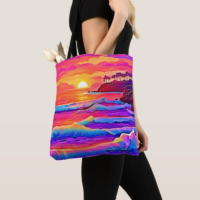 Sonnenuntergänge: Lebhafter Küstentraum (Von Nahem)