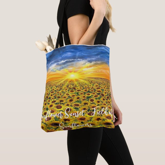 Sonnenuntergänge nachahmen: Tasche der Sonnenblume (Von Nahem)