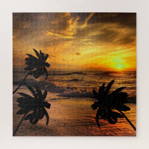 SONNENUNTERGÄNGE OZEAN SZENERIE NATUR PUZZLE