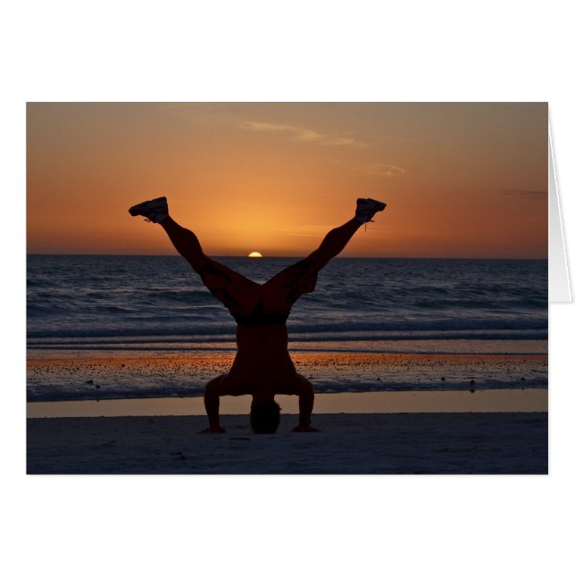 SonnenuntergangHeadstand (Vorderseite (Horizontal))