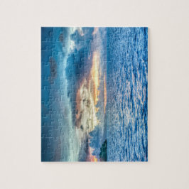 Sonnenuntergangozean/-meer Puzzle
