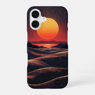 Sonnenuntergangs-Glasur-Handyhülle iPhone 16 Hülle