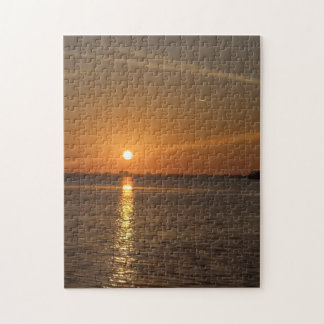 Sonnenuntergangs-Glow-Jigsaw-Puzzle Puzzle