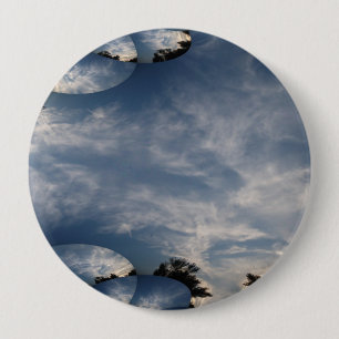 Sonnenuntergangs-Himmel Fraktal Button