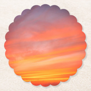 Sonnenuntergangs Himmel Untersetzer