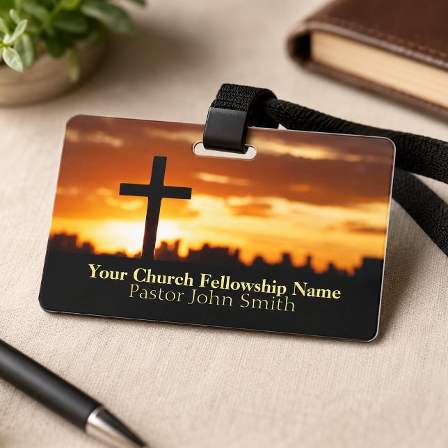 Sonnenuntergangs-Kreuz2 Kirchenpastor  Ausweis (Von Creator hochgeladen)