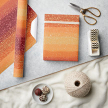 Sonnenuntergangs-Ombre-Mischung Orange Glitter-Mus
