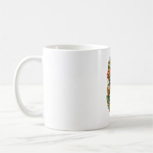 Sonnenuntergangs-Palm-Tiki-Kaffeetasse Kaffeetasse