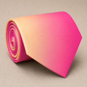 Sonnenuntergangs-Pink-Gradient Krawatte