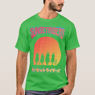 Sonnenuntergangs Reiter T-Shirt