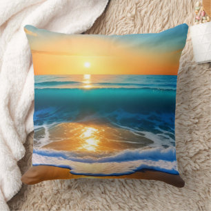 Sonnenuntergangs-Serenity-Kissen Kissen