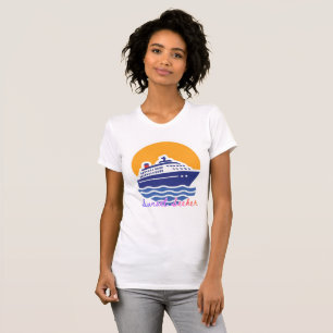 Sonnenuntergangs-Sucher-Kreuzfahrtschiff-Shirt T-Shirt
