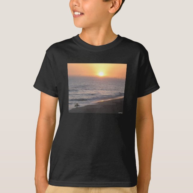 Sonnenuntergangs-Surfer T-Shirt (Vorderseite)
