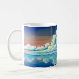 Sonnenuntergangs-Tassenmalerei Kaffeetasse
