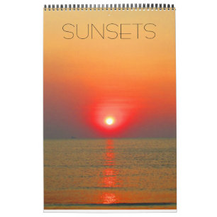 Sonnenuntergangs Welt Kalender