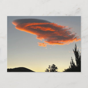 Sonnenuntergangs-Wolke in Reno Nevada Postkarte