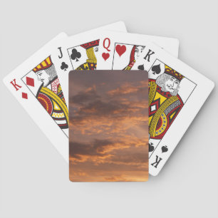 Sonnenuntergangs Wolken I Farbiger Himmel Fotograf Spielkarten