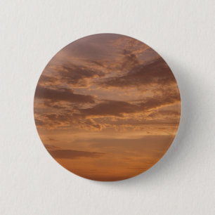 Sonnenuntergangs-Wolken II Pastell Abstrakt Natur Button