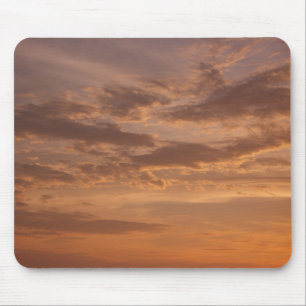 Sonnenuntergangs-Wolken II Pastell Abstrakt Natur Mousepad