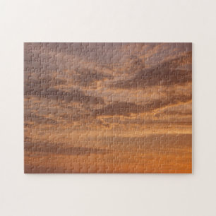 Sonnenuntergangs-Wolken II Pastell Abstrakt Natur Puzzle
