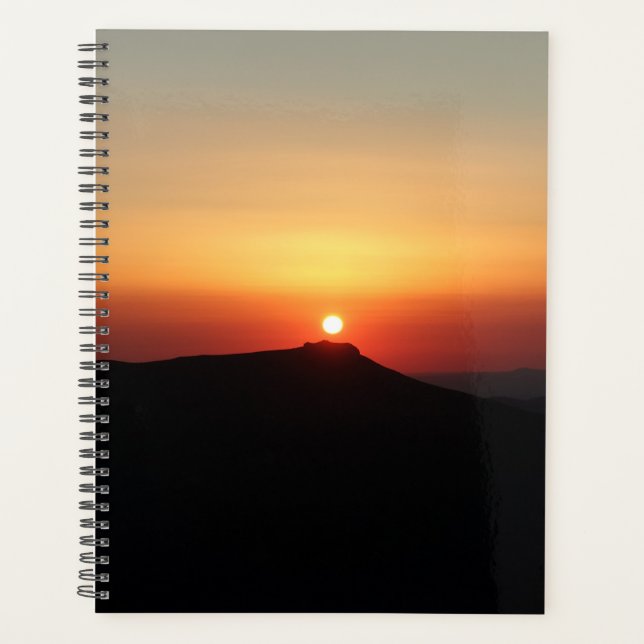 Sonnenuntergangsagenda auf den Bergen Planer (Vorderseite)