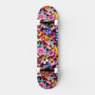 Sonnenuntergangsberge Landschaftsbild Skateboard