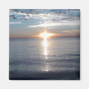 Sonnenuntergangsbild auf Kühlschrankmagnet Magnet