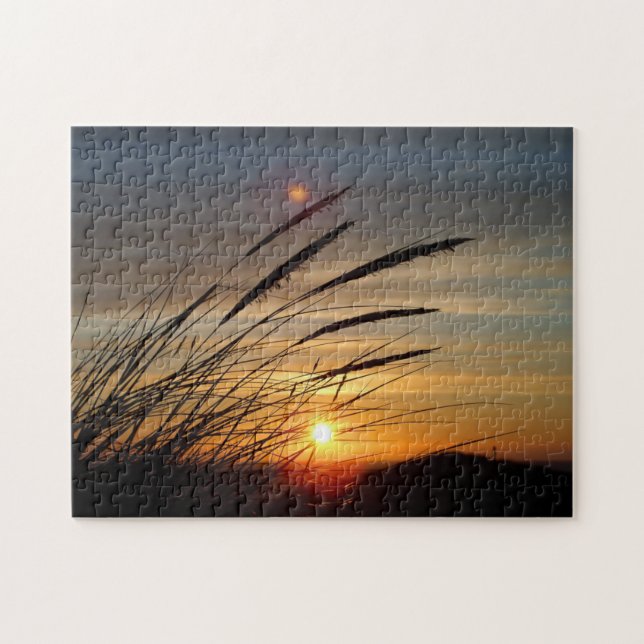 Sonnenuntergangsbild Puzzle (Horizontal)