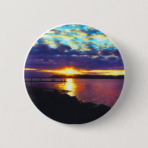 Sonnenuntergangseeknopf Button