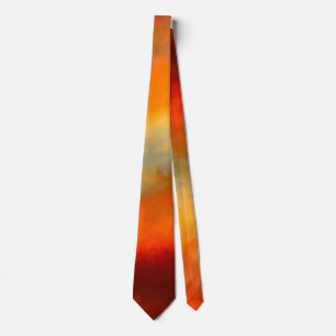 Sonnenuntergangsfarben Abstrakt Neck Tie Krawatte