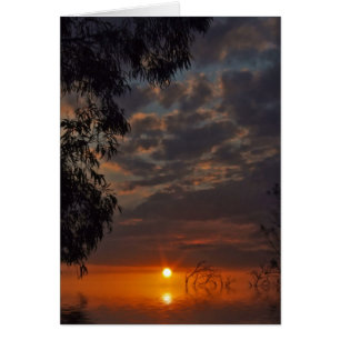 Sonnenuntergangskarte Sunrealismus