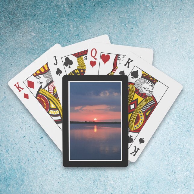 Sonnenuntergangskarten Spielkarten (Von Creator hochgeladen)