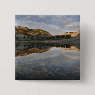 Sonnenuntergangsreflexionen am Helensee, Lassen Button