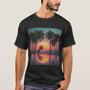 Sonnenuntergangsreflexionen mit Eichhörnchen T-Shirt