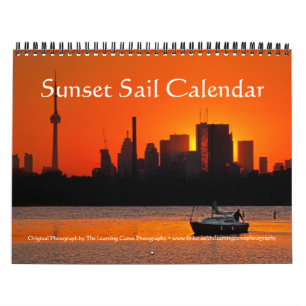 Sonnenuntergangssegel Kalender