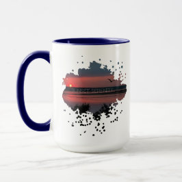 Sonnenuntergangsserenität | Abendliche Lagune Tasse