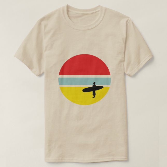 Sonnenuntergangsurfer-T - Shirt (Design vorne)