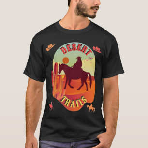 Sonnenuntergangswege, Cowboy & Cactus Wüstenreise T-Shirt